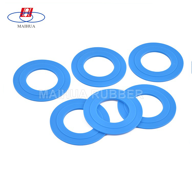Плоская силиконовая синяя прокладка NBR,EPDM, RoHS и Reach