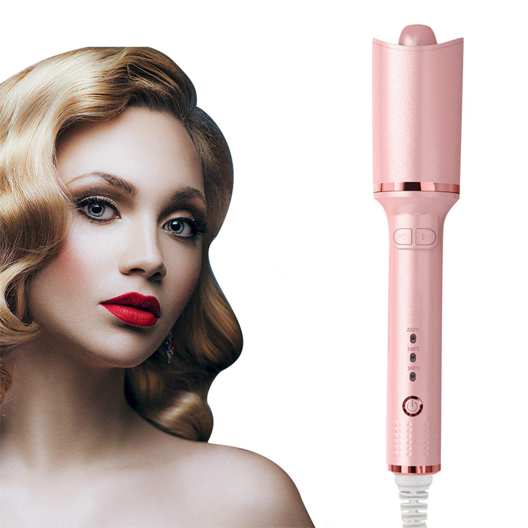 Wholesale automatic electric hair curling irons 1.18 inch heating bar handheld