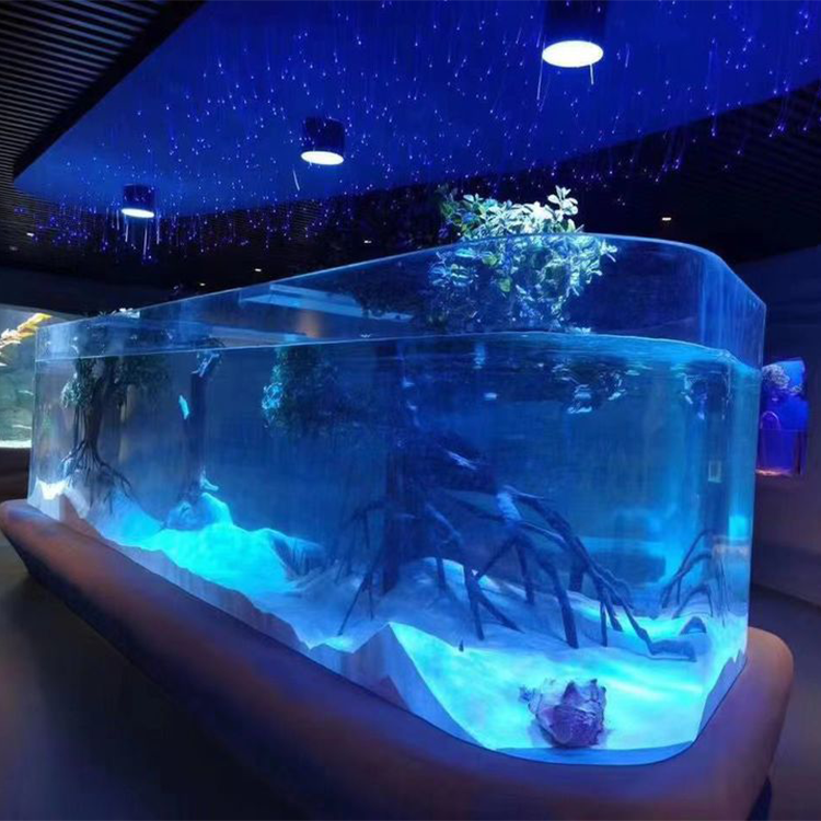 2021 новый стиль супермаркет Ресторан Дом изготовление на заказ большой коммерческий морской аквариум @