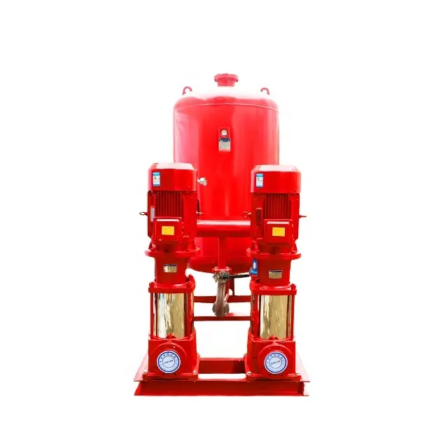 High Quality Water Tank Pressure Pump System electric Fire Fighting Water Supply Facility Fire Pumps