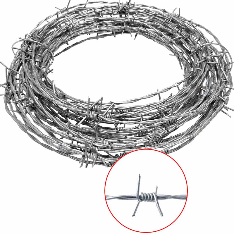 Hot selling fencing barbed wire electro galvanized barbed wire