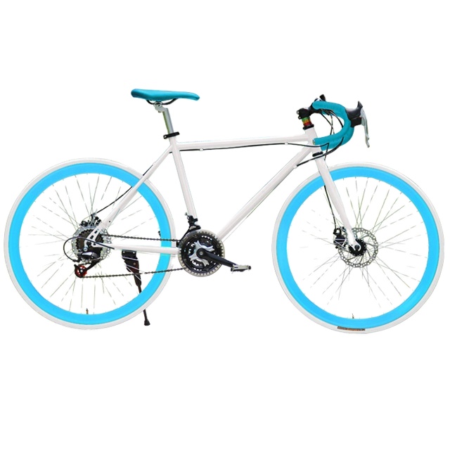 Fixed Gear bicycle Road Bike Wheels 21 Speed Disc Brake Cycle / City Bike / Racing Bike Cheap price road bike