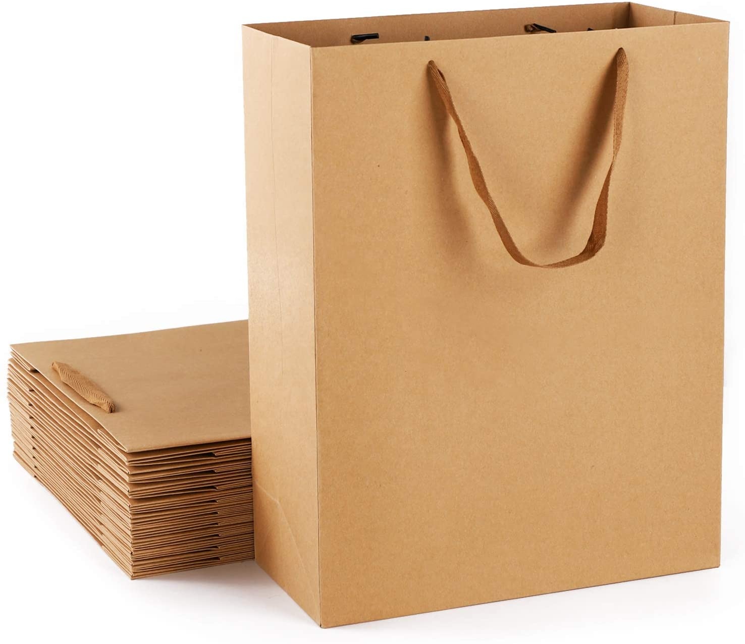 I Love You Sac Emballage Paper Kraft Mariag, Sac gift Kraft Pour bottle