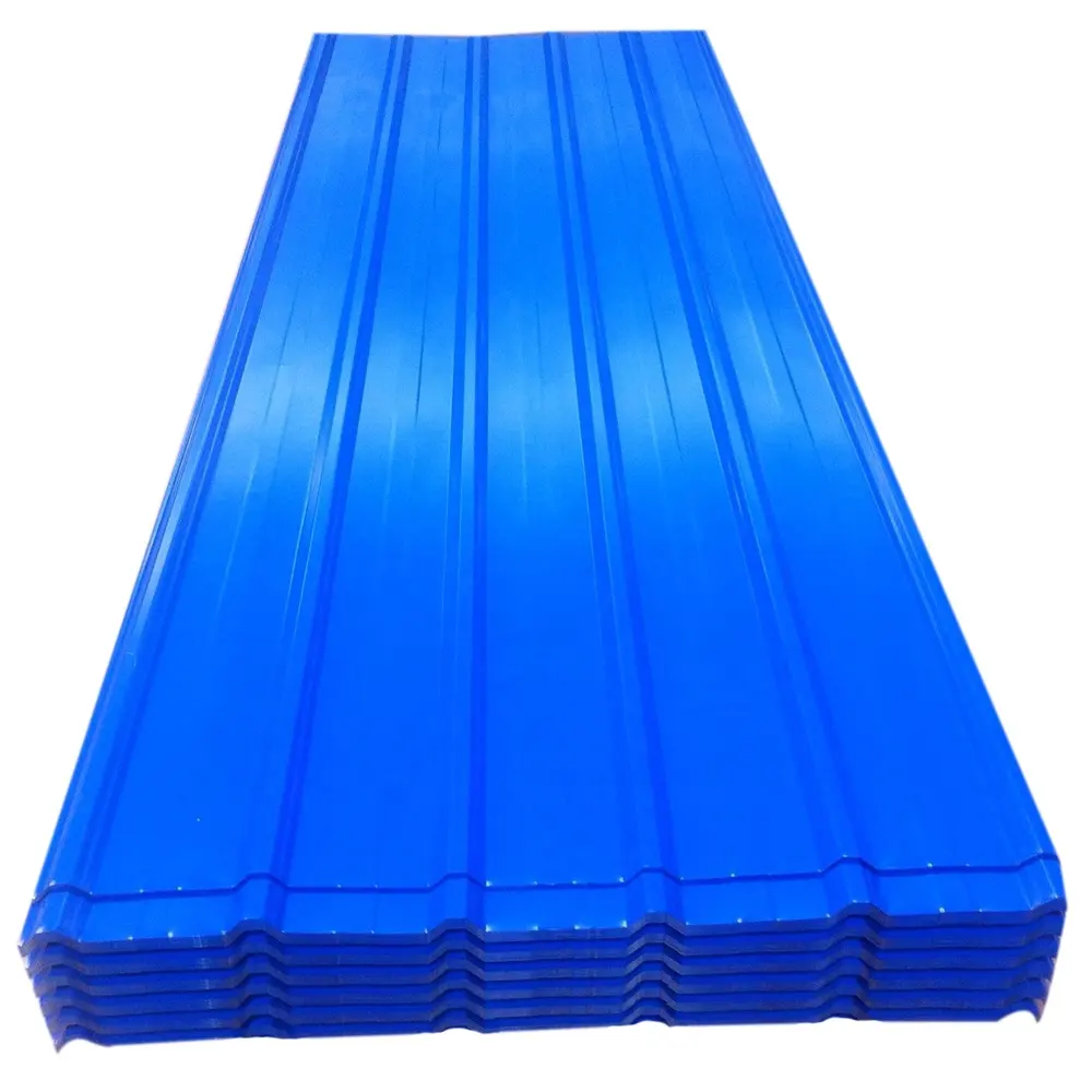 ppgi galvanized color corrugated steel roofing price coated zinc roofing sheet high quality 0.5mm sizes