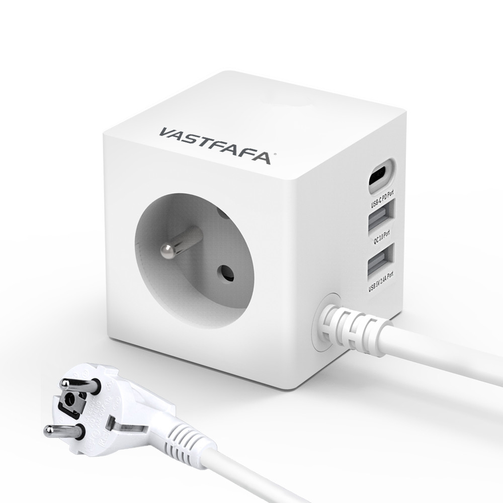 Удлиненная розетка питания USB Power Cube