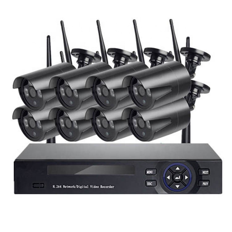 OEM H.265 HD 1080P 2MP 8CH NVR набор наружных умного дома безопасности Наблюдения Пуля беспроводная wifi IP камера набор в CCTV системах