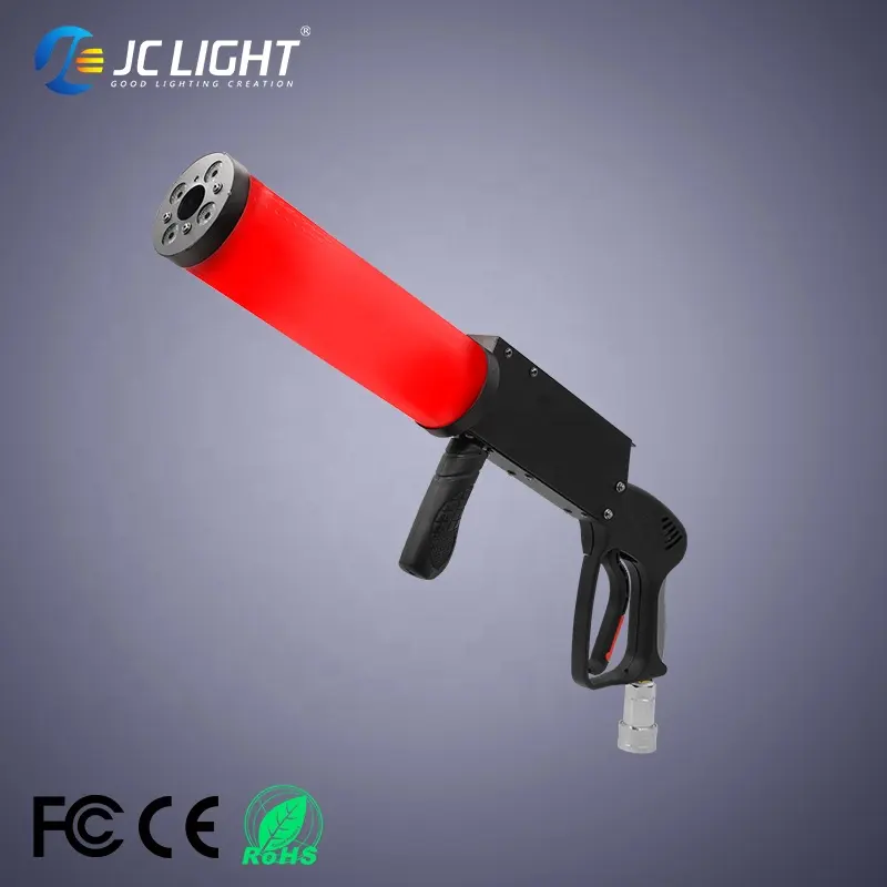 Ручной пистолет co2, пистолет RGB Jet machine Для спецэффектов, dj сценический туман, газовый пистолет