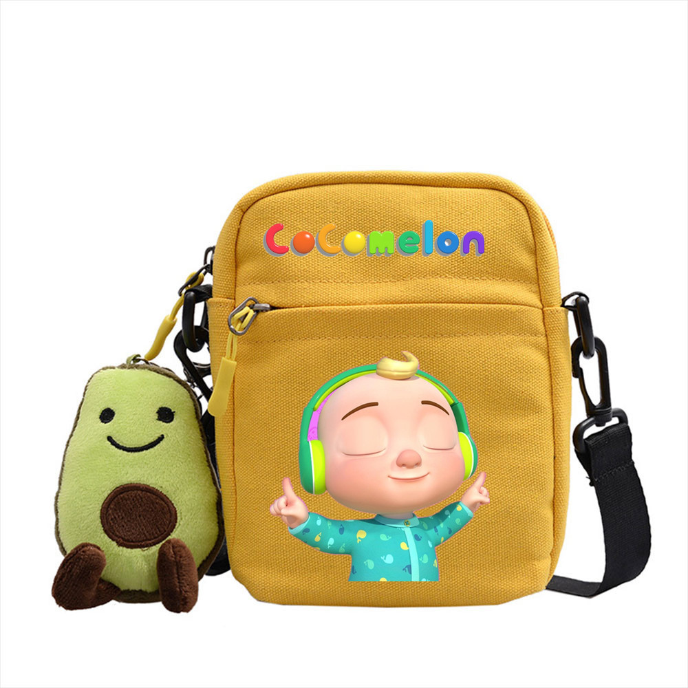 Лидер продаж, сумки cocomelon, милые сумки-слинги для кукол cocomelon jj, легкие сумки cocomelon для подарка
