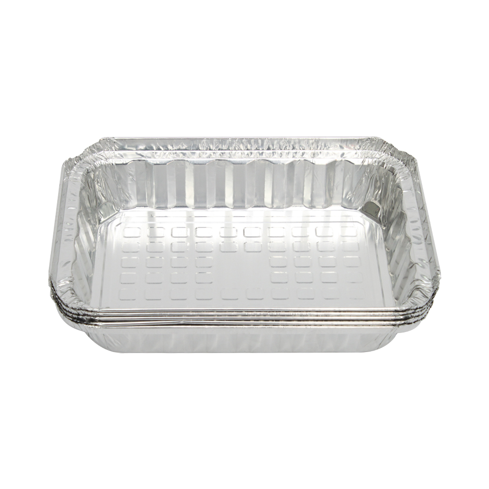 Customized Multifunctional Takeaway Light Food Packaging 700ml Aluminium Foil Container