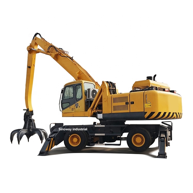 Абсолютно Новый синовай 25 тонн Heavy Duty подручного материала обработчик экскаватор на колеса для продажи