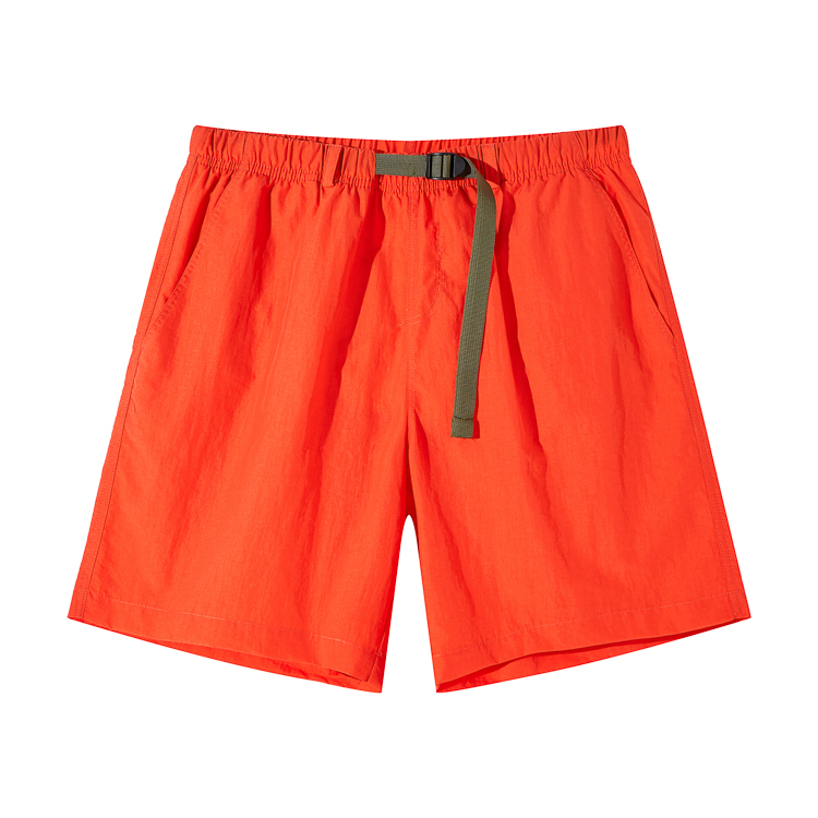 Adjustable Sportswear Men's Elastic Waist Shorts Custom Logo Workout Blank Nylon Shorts
