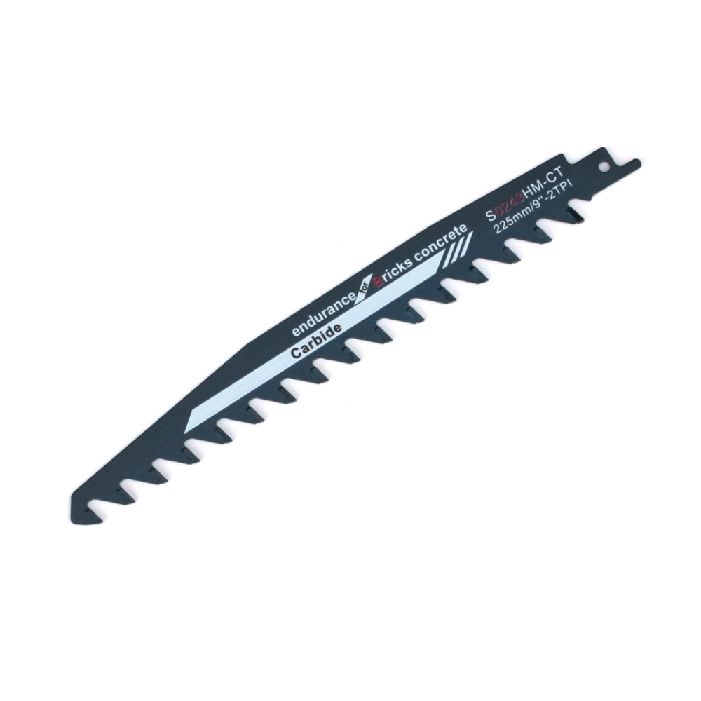 9in 225mm High Quality Reciprocating Saw Blade For Cutting Porous Concrete, Red Bricks, Fiber Cement