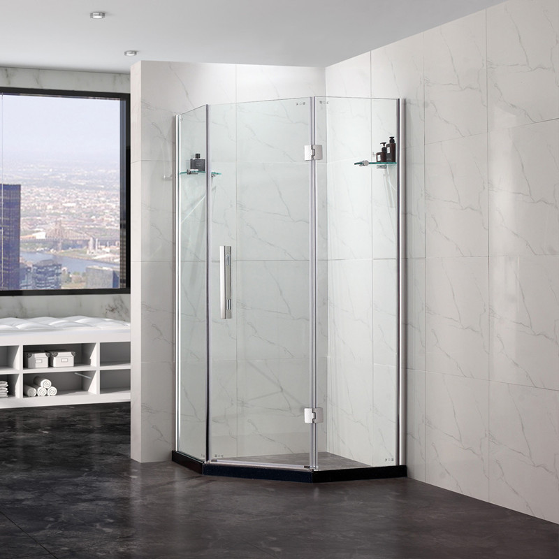 WINER M&G 8MM Tempered glass Flat open type diamond shower room