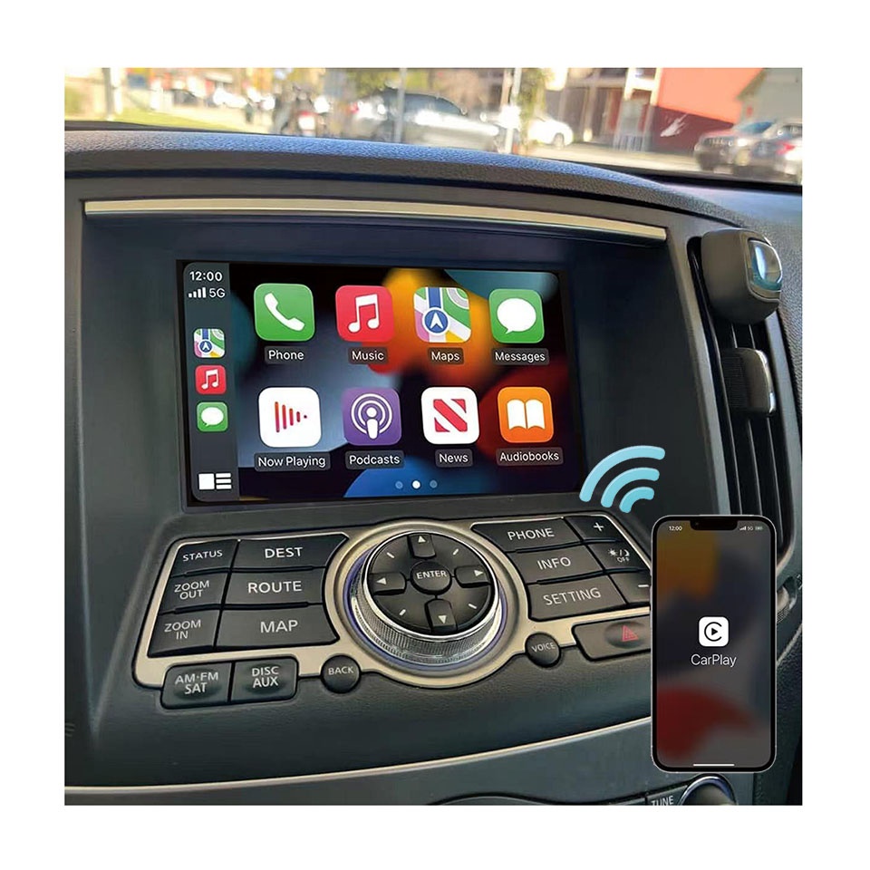 Автомобильный Мультимедийный адаптер, устройство для модернизации CarPlay для Infiniti G37S, G35 G series, Q70, QX70, беспроводной модуль навигации для Android