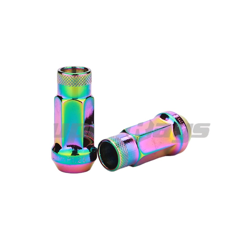 N055 RAINBOW MUTEKI Коническое сиденье 17 мм шестигранное m12x1, 5/m12x1, 25 Комплекты гоночных гаек в блистерной упаковке