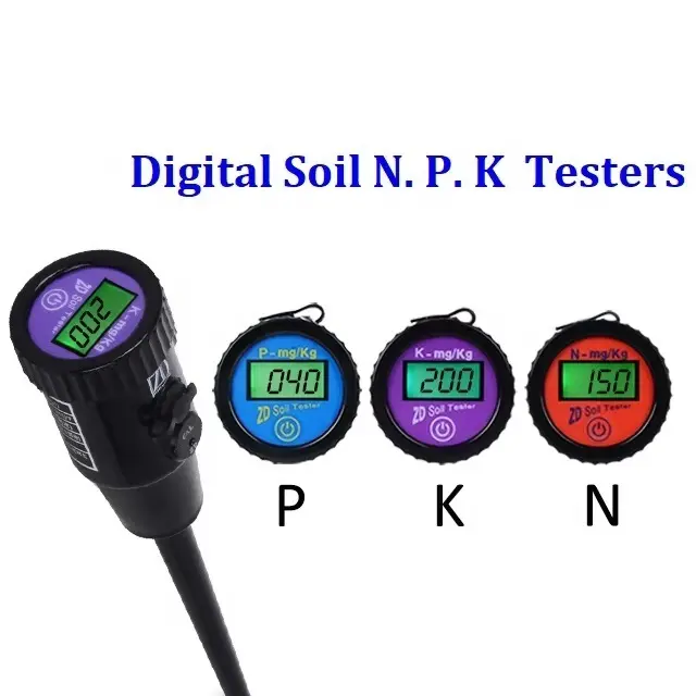 handheld digital soil NPK fertility nutrient analyzer meter tester