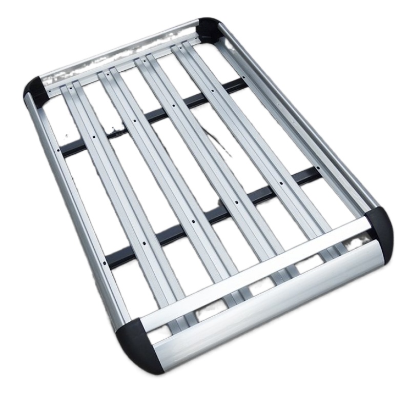 Aluminum Car Accessories Universal Luggage Carrier for 130*100 Roof Rack Cross Bar