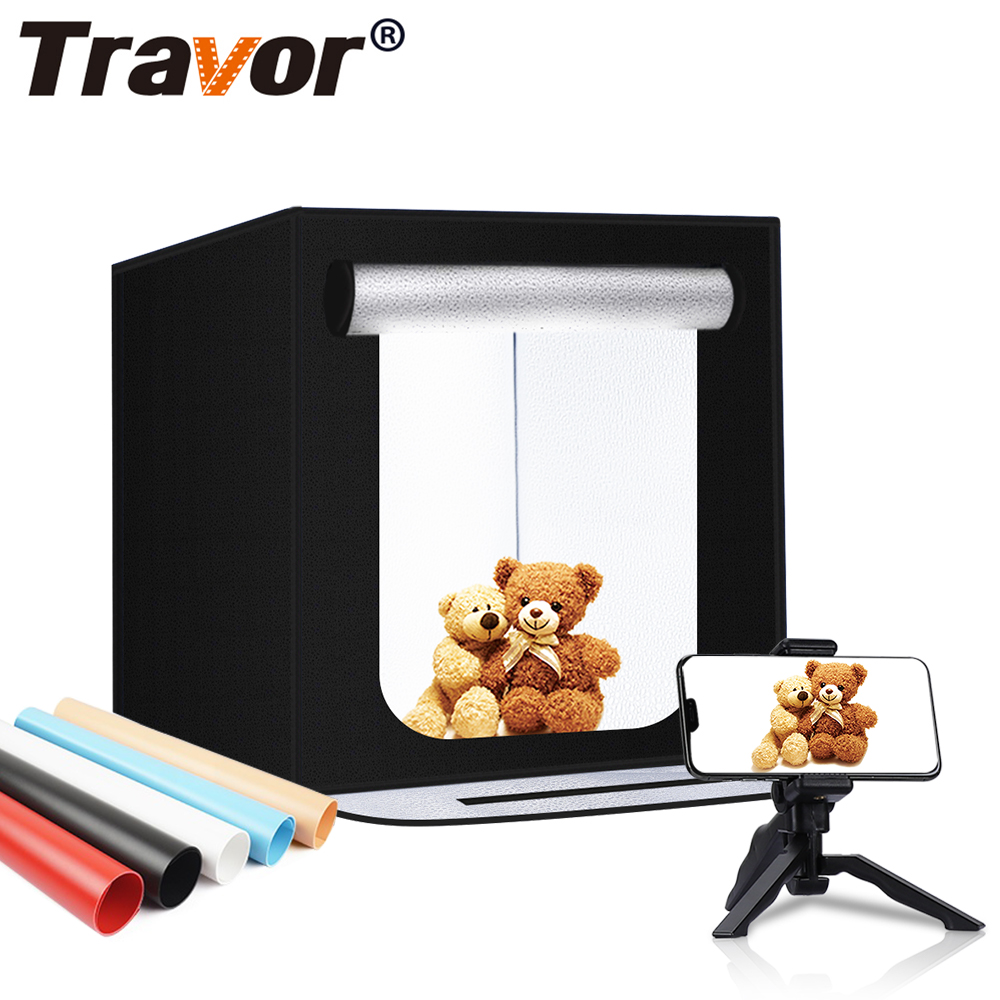 Travor F40A variable dual color temperature photography folding foldable photo studio box camera softbox photo studio tent