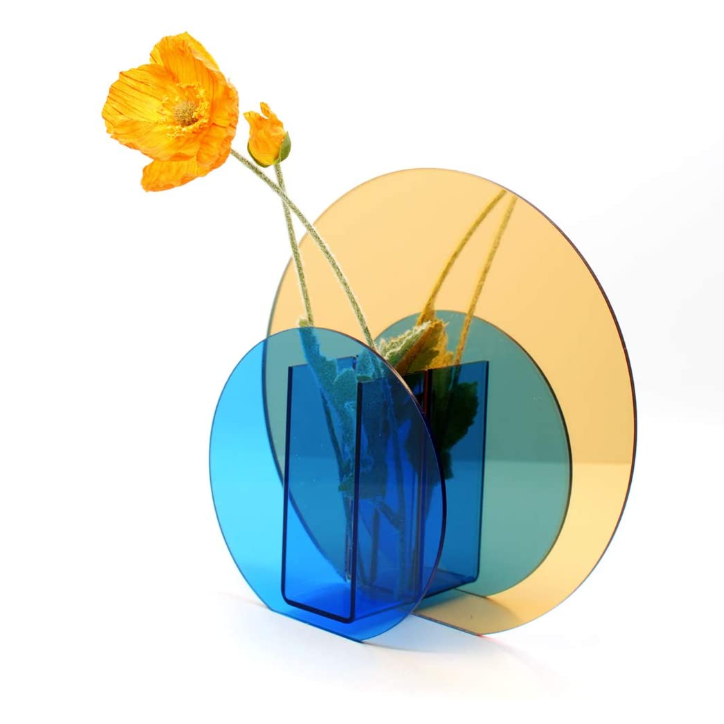 Office Hotel Modern Acrylic Vase DecorCustom Flower Small Flower Vases