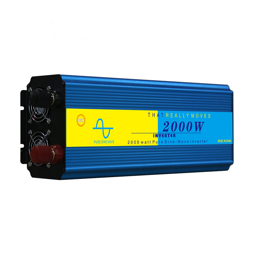 2000W 12V DC to AC 110V 220V Pure Sine Wave Power Inverter