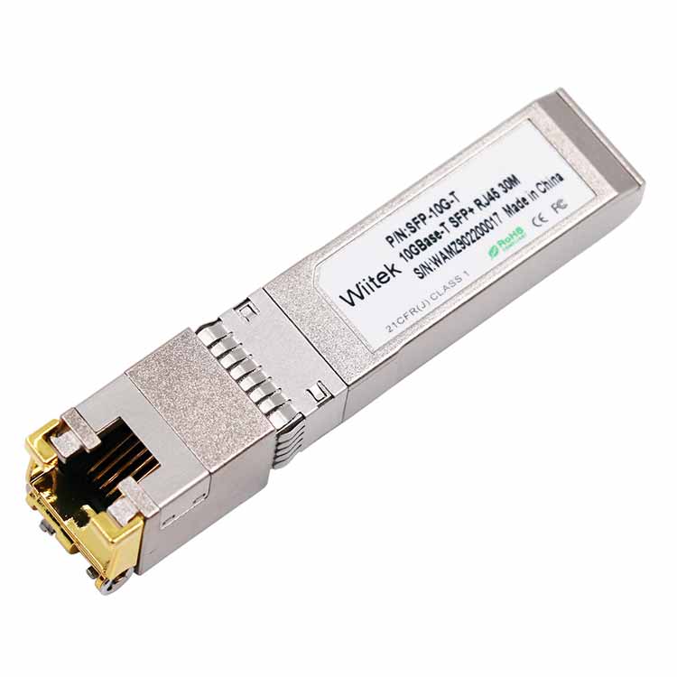 Модуль приемопередатчика 10GBASE-T 10G SFP + медный переключатель RJ45 SFP