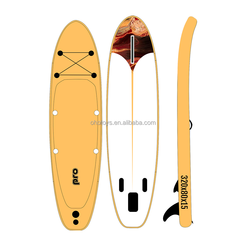 Factory Price Custom Inflatable Stand Up Paddle Board 9ft 10ft Inflatable Surfboard Giant Waterproof SUP Air Surfboard for Sale
