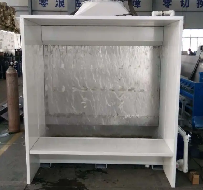 Water Paint Booth Water Curtain Small Paint Spray Booths And Cabinet For Furniture And Equipment Surface Coating