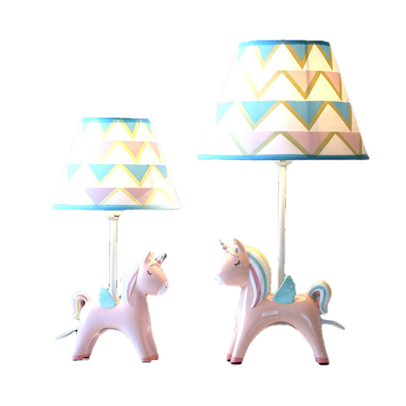 Modern unicorn remote dimmable led table rechargeable lamp decorations cute kids lamp desk lamps for living room