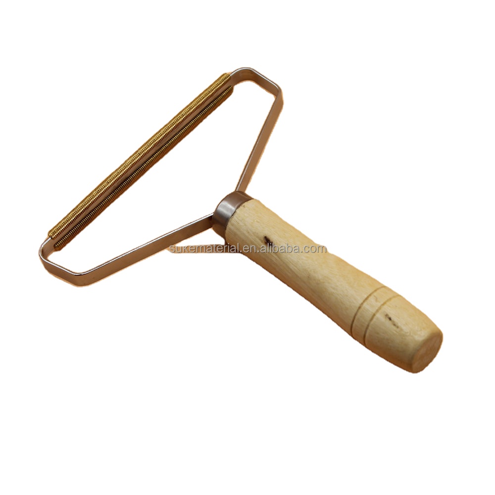 hot sell wooden lint remover Portable Lint Remover Clothes Fuzz Fabric Shaver Brush Tool for Sweater Woven Coat Sweater Shaver