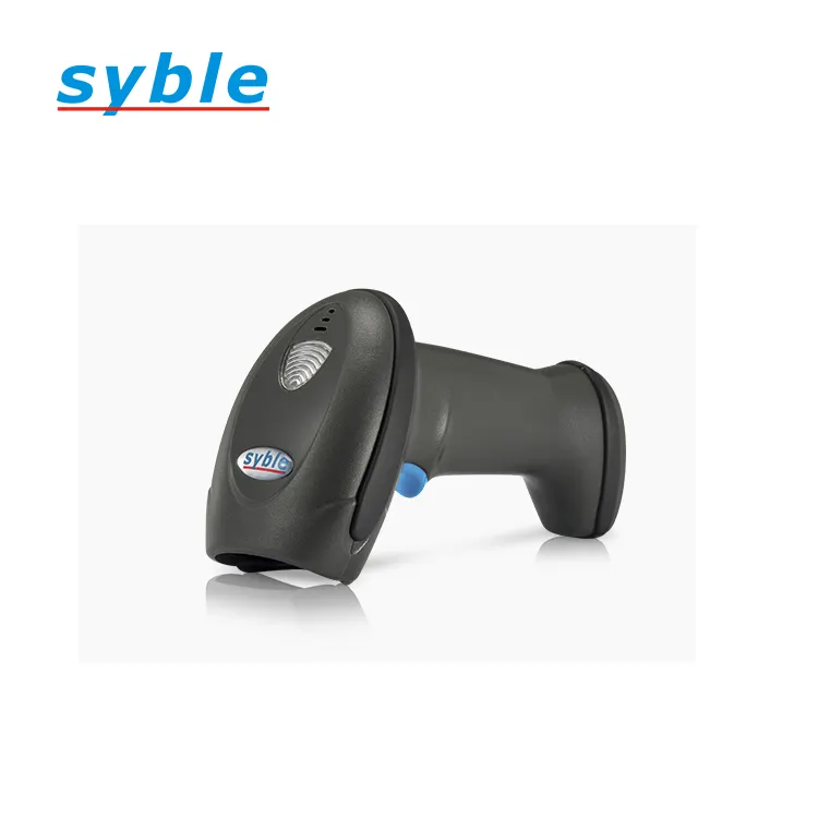 Syble high sensitive 1D barcode scanner laser scanner barcode reader with stand