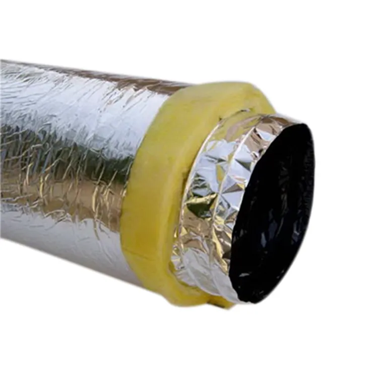 hvac system air conditioning flexible ducting insulated 250mm 300mm insulated flexible air duct