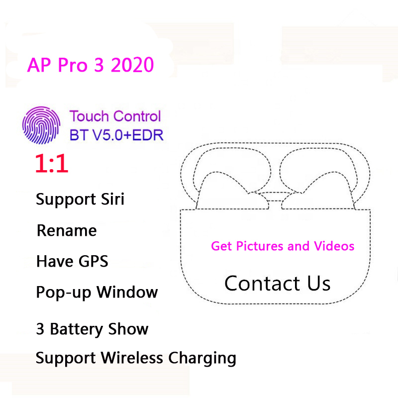 Прямая поставка, беспроводные наушники Air Pro i9000 TWS 1536 1562A ANC TWS GPS AP2 AP3 Air Buds Air Pro 3