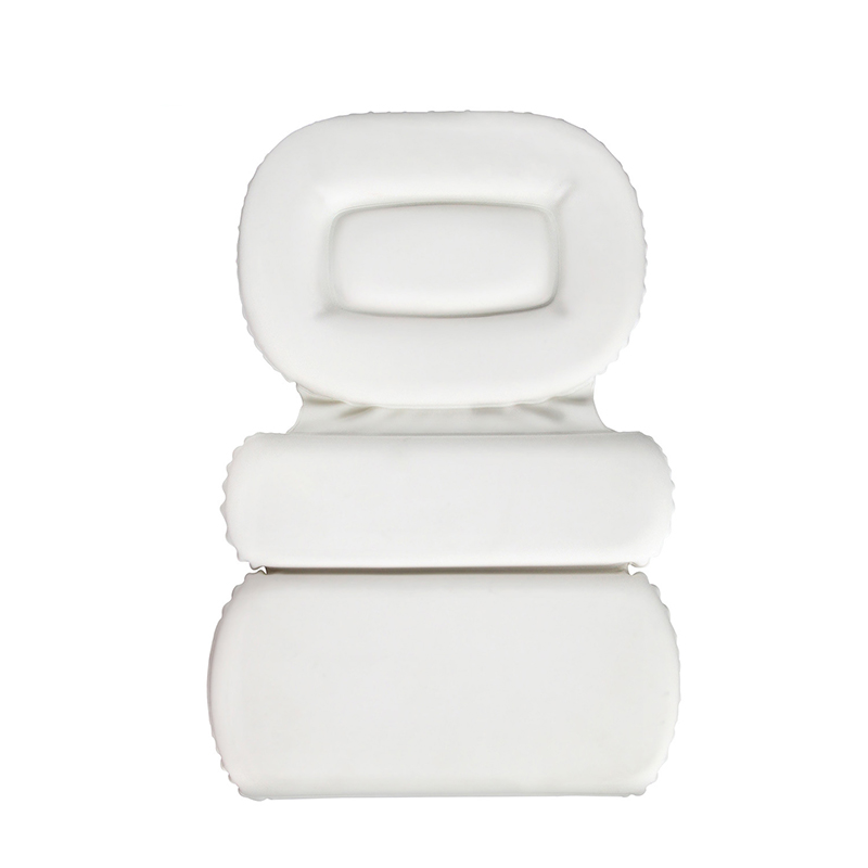 Breathable and Washable Full Bathtub Pillow Three Fold Thickened Durable Bath Soft SPA Headrest