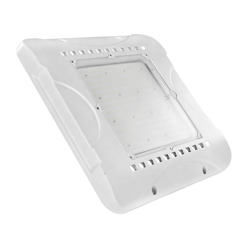 200W Outdoor LED Ceiling Light Down Lamp Waterproof High Power Gas Station Series Canopy With Night Vision Function Caution