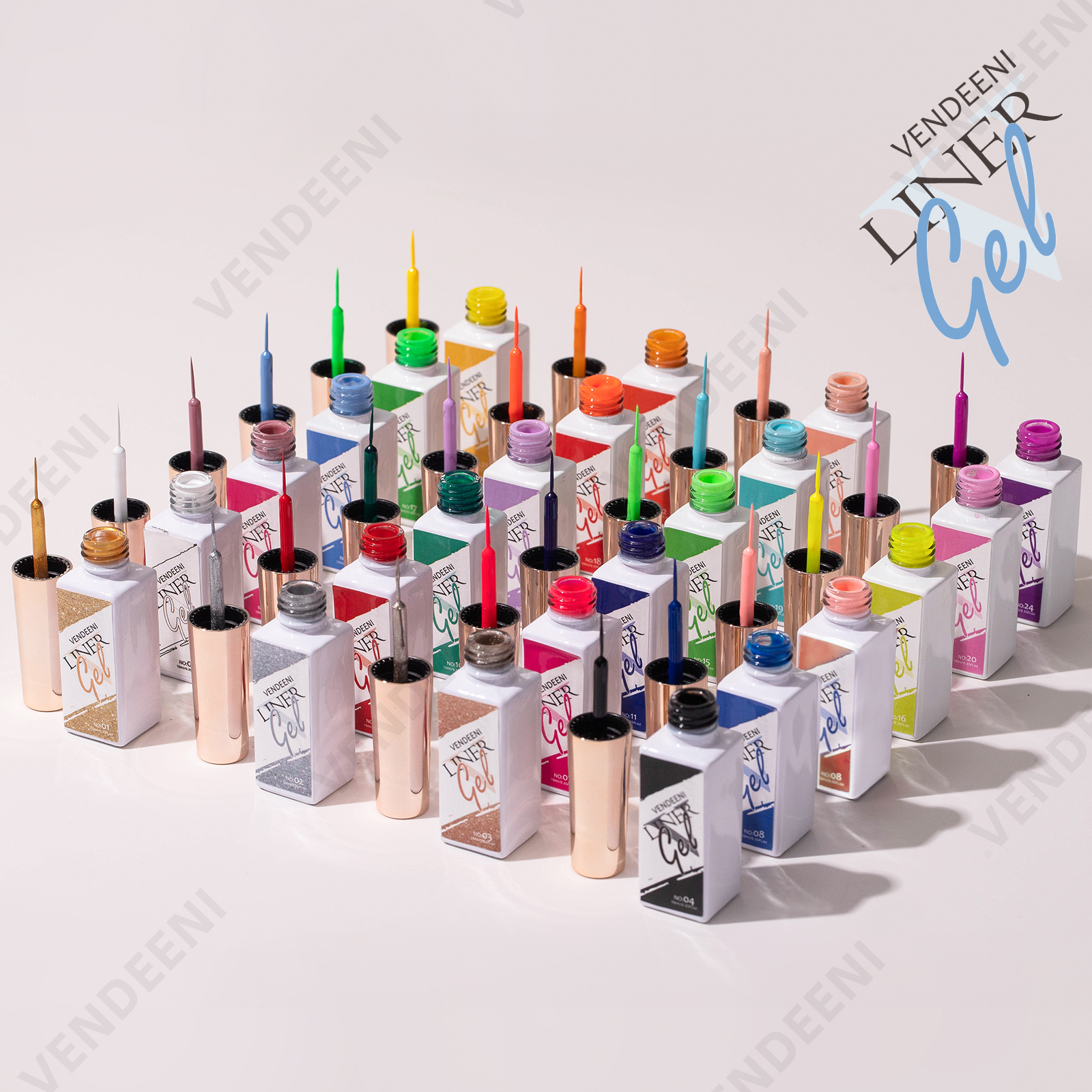 VDN Free Sample Private Label Nail Art Liner Gel Painting Nail Polish Line Gel UV Nail Design Gel Professional Use