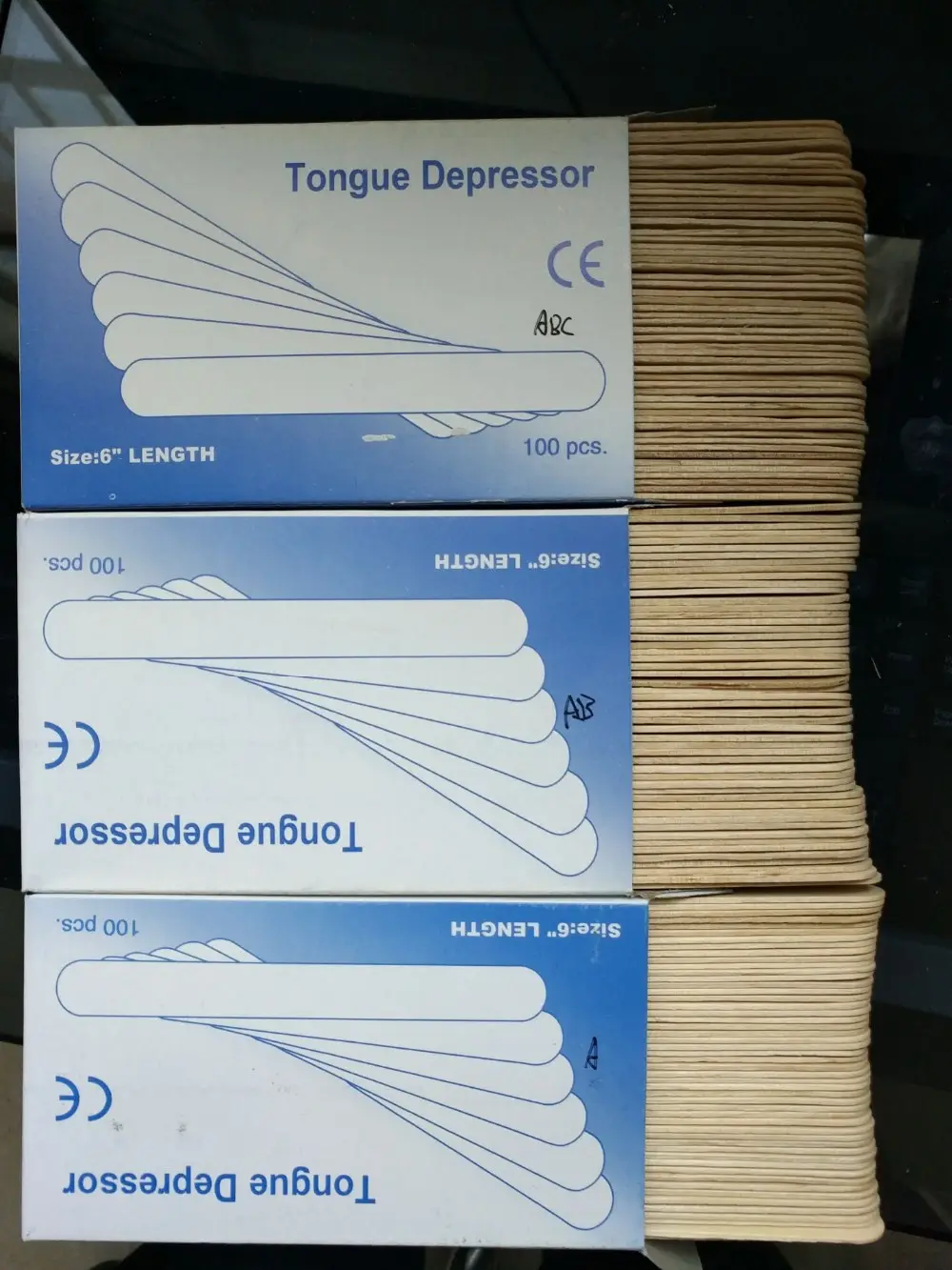 Wooden Sterile Tongue Depressor Spatulas For Medical Use