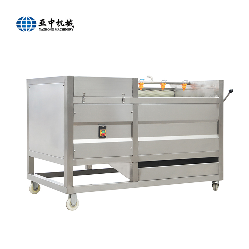 Yazhong ginger sweet potato washing and peeling machine Brush cleaning peeling machine