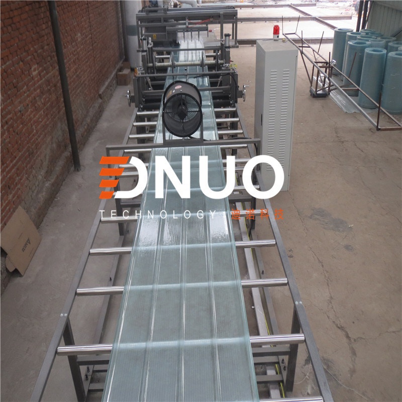 FRP GRP Fiberglass roofing sheet production line export to many country