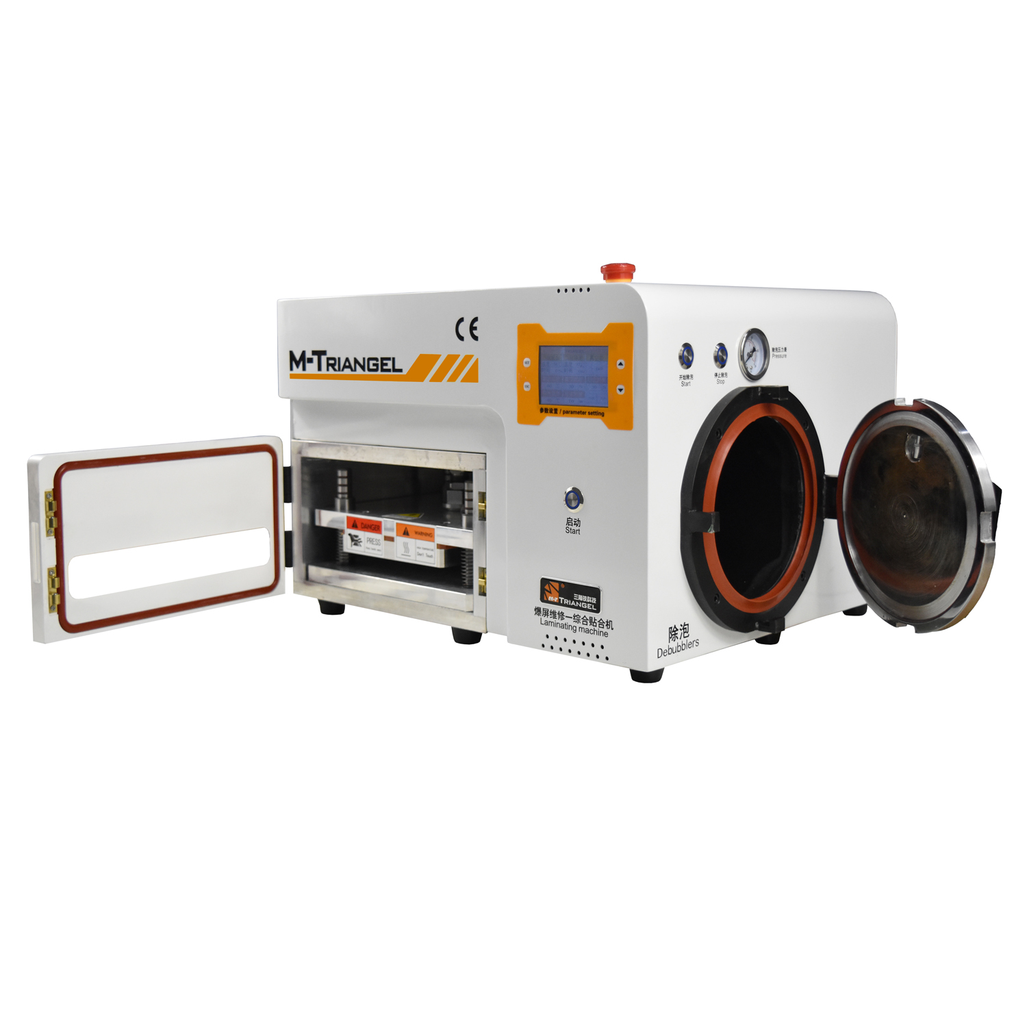 М-Triangel MT-102 MT17 4in1 телефон инструмент для ремонта ЖК ламинирование и удаляющая пузыри | Вакуумная ОСА ламинатор