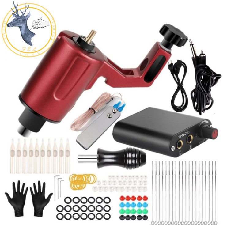 FEL Hot Sale Professional Rotary Tattoo Machine Pen Motor Gun Supply Needle Set Tattoo Kits Pro