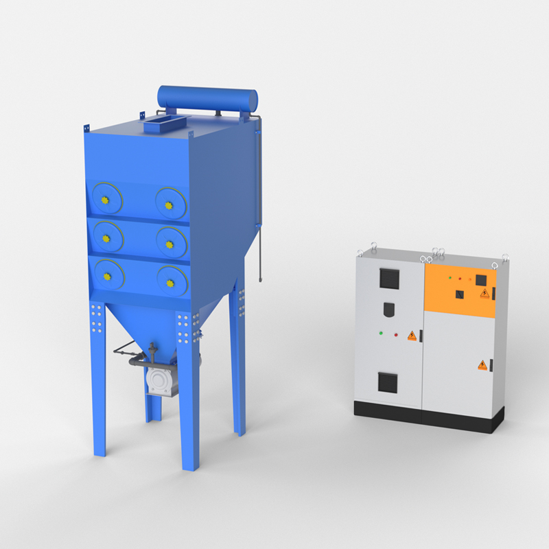 Environmental Industrial Pulse Jet Cartridge Dust Collector Powder Cleaning Dust Collecting Machine