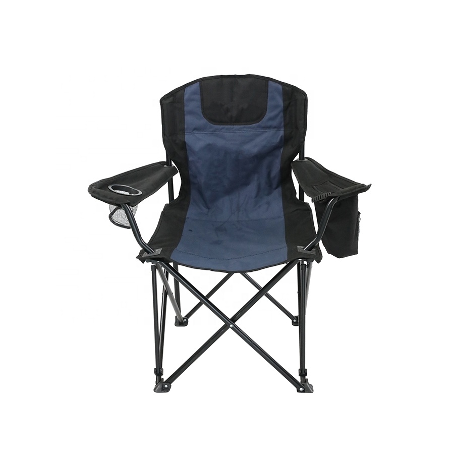 Sunnyfeel Oversize Easy Carry Outdoor Metal Dining Folding Backpack Beach Camping Chairs With Cooler Bag
