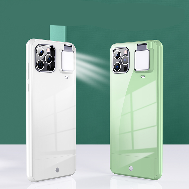 Для XIAOMI 11 10 9 pro 2021 Новый портативный макияж селфи светодиодная подсветка заполняющий свет чехол для смартфона с мигающим светом