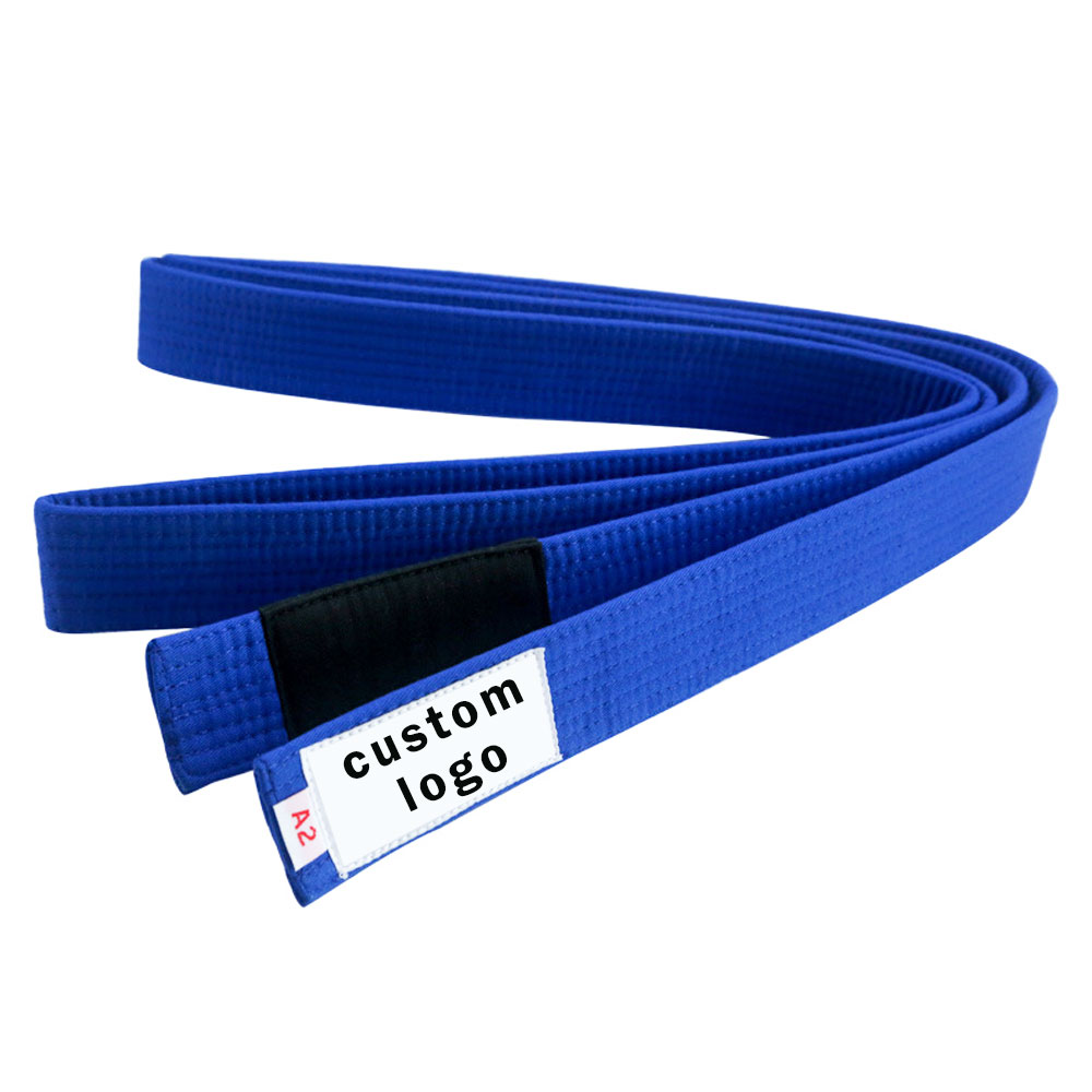 Пояс для БЖЖ BJJ серо белый