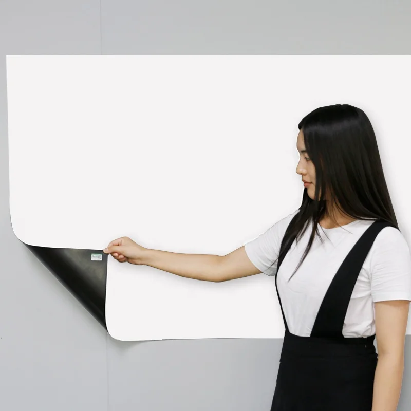 Office Sticker Magnetic Film Big Size Writing Board For School Sheet Interactive Whiteboard 4x6
