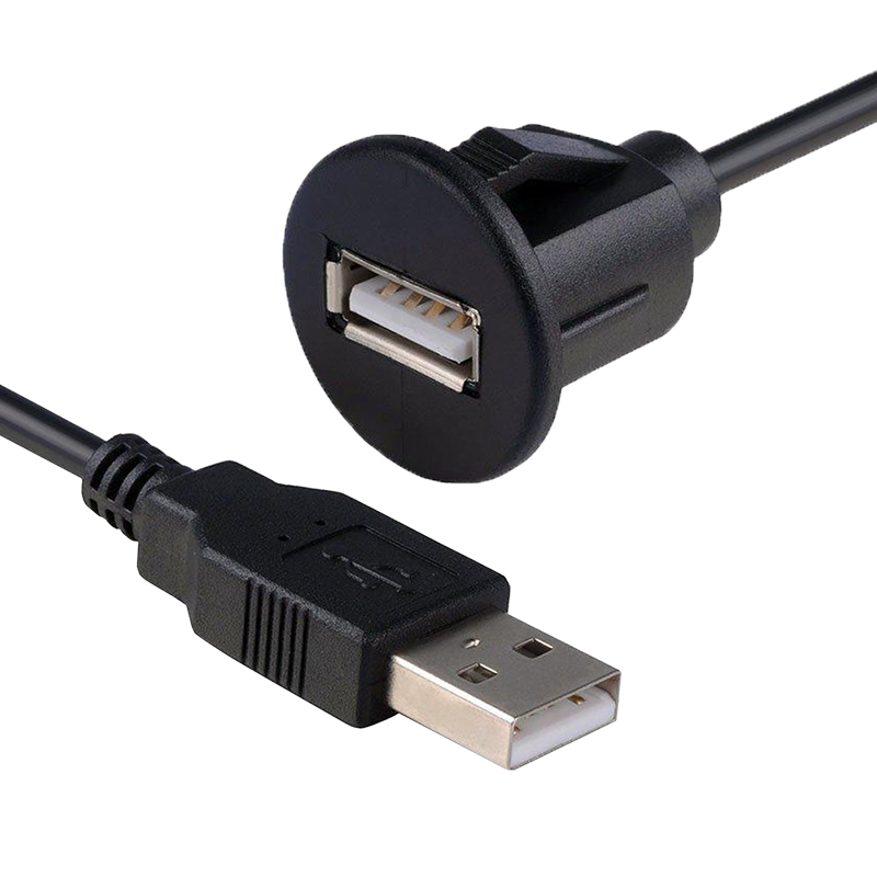 OEM завод, оптовая продажа, водонепроницаемый usb-кабель USB2.0 с разъемом «штырь-гнездо»