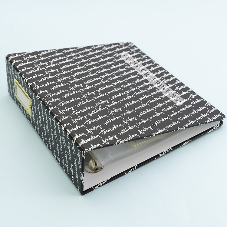 Скрап записная книжка с кольцевым механизмом альбом a5 пользовательские фото карты 3 папка на кольцах с пластиковой коллекционная карточная рукава