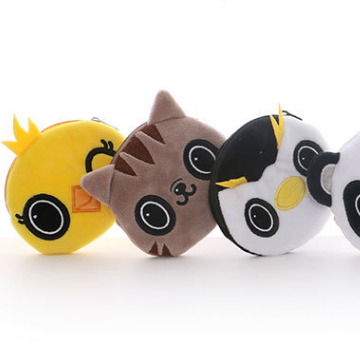 Personalized custom animal cartoon coin purse for cartoon coin purse