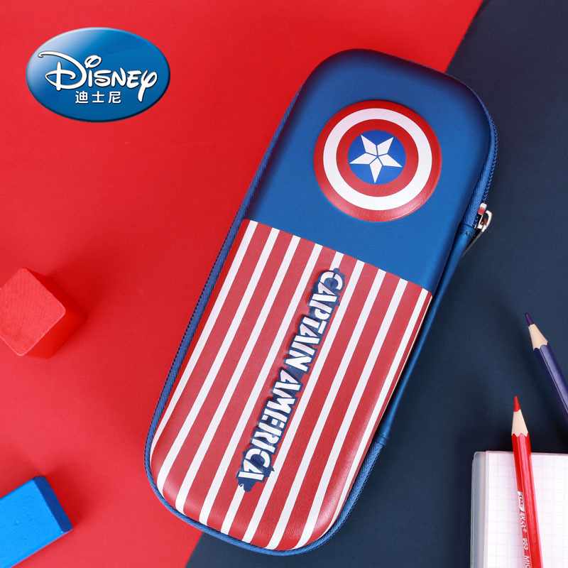 Креативная 3D сумка для карандашей из ЭВА с героями мультфильмов Marvel Boy для учеников начальной школы большой емкости Капитан Америка канцелярская коробка
