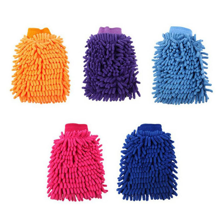 SPONDUCT Fashion Car Wash Microfiber Hand Gloves Microfiber Car Wash Mitt Wash Glove CarSPONDUCT Microfiber Car Wash Cleaning Gl